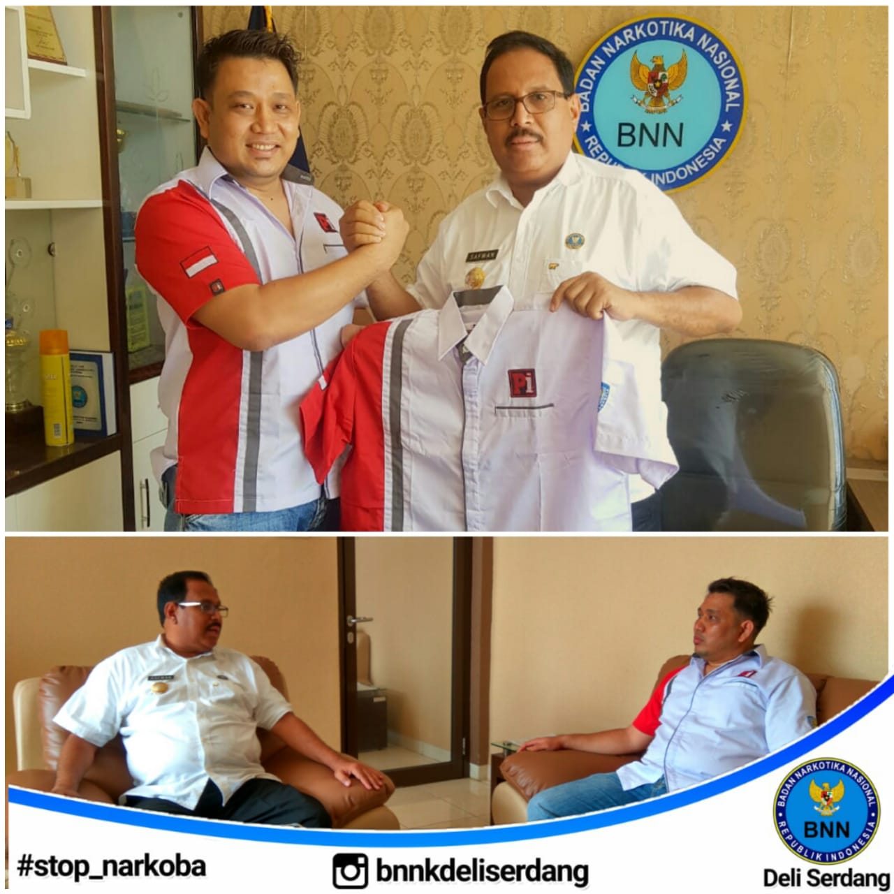 BNNK Deli Serdang Terima Audiensi Komunitas Pick Up Indonesia