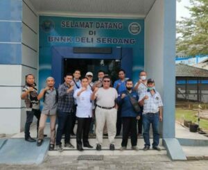 Ka BNNK Deli serdang terima audensi IWONDES