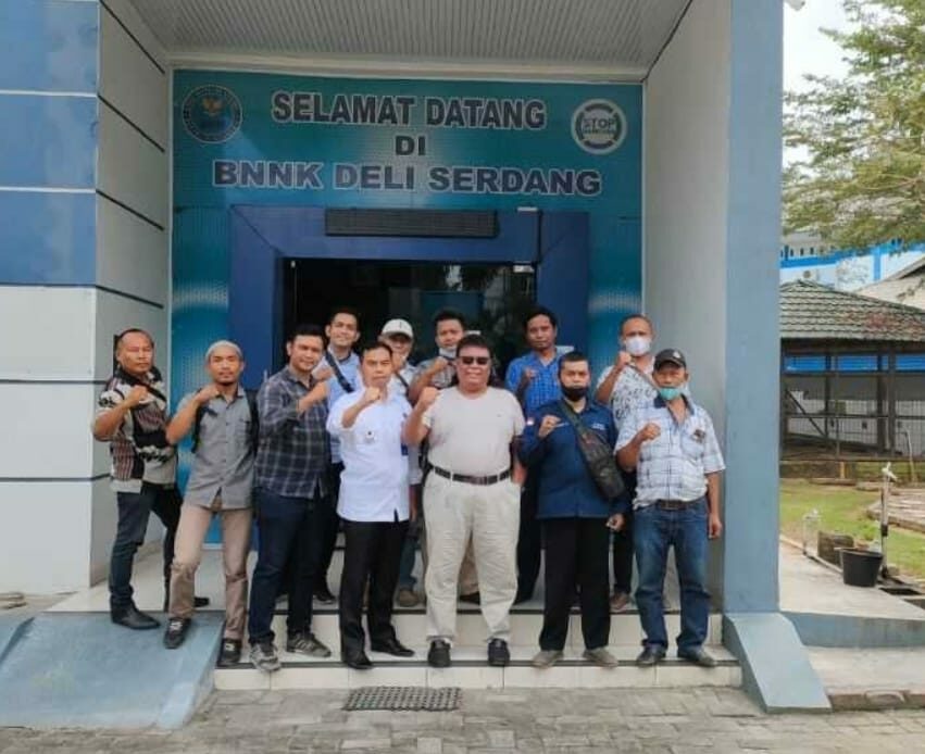 Ka BNNK Deli serdang terima audensi IWONDES