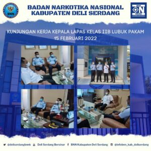 ka Lapas lubuk pakam kunjungi BNNK DS ka Lapas lubuk pakam kunjungi BNNK DS