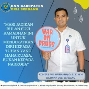 Jadikan momen bulan suci ramadhan untuk bertaubat dengan menjauhi narkoba