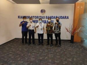 Sukseskan program P4GN di Bandara kualanamu, BNNK Deli Serdang kunjungi Otoritas bandara wilayah II Medan