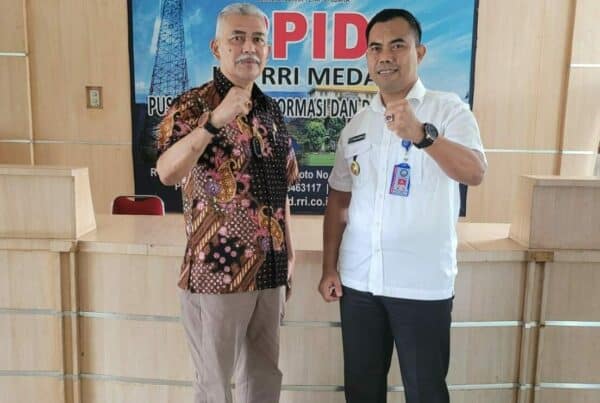 Berantas Narkotika, Kepala BNNK Deli serdang kunjungan ke LPP RRI Medan