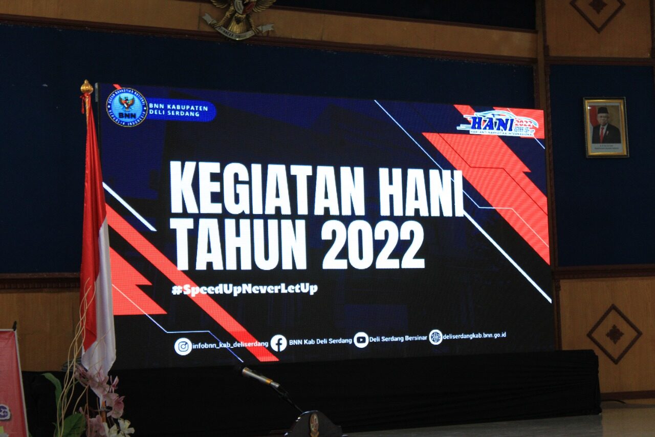 BNNK Deli serdang gelar acara peringatan Hari anti Narkotika Internasional (HANI) tahun 2022 BNNK Deli serdang gelar acara peringatan Hari anti Narkotika Internasional (HANI) tahun 2022