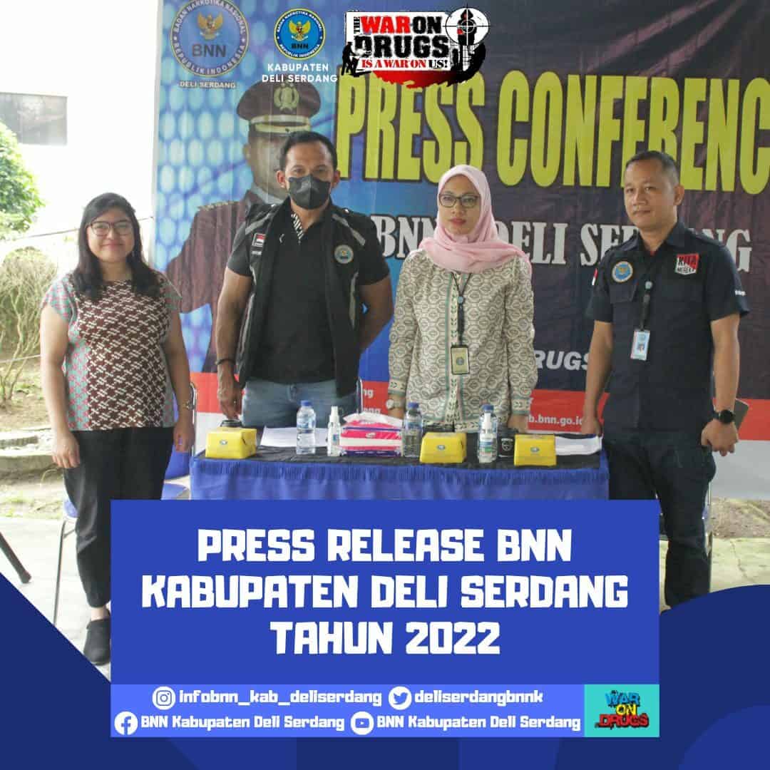 Press Release BNN Kabupaten Deli Serdang Tahun 2022 Press Release BNN Kabupaten Deli Serdang Tahun 2022